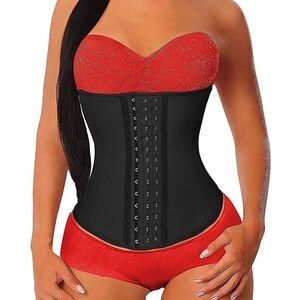 NEW Underbust Latex Waist Trainer Corsets Body Shaper L